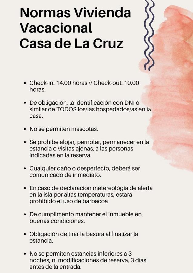 Casa De La Cruz Villa Mazo Eksteriør billede